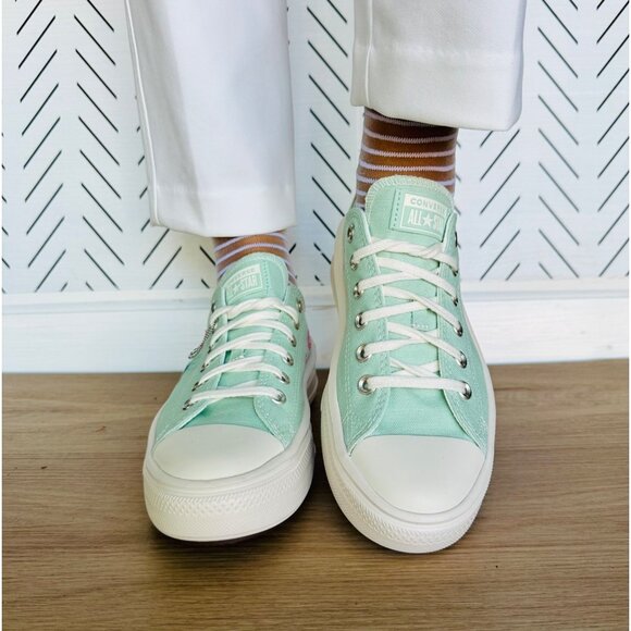 ❤️Converse Chuck Taylor All Star Move Platform Sz 7.5 Women's Shoes Mint A10823C - Picture 4 of 13